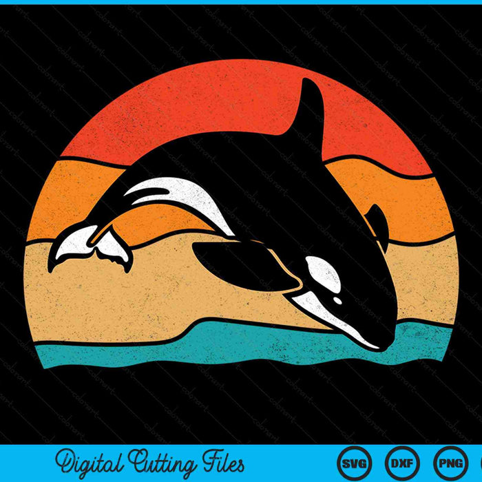 Retro orka SVG PNG digitale afdrukbare bestanden