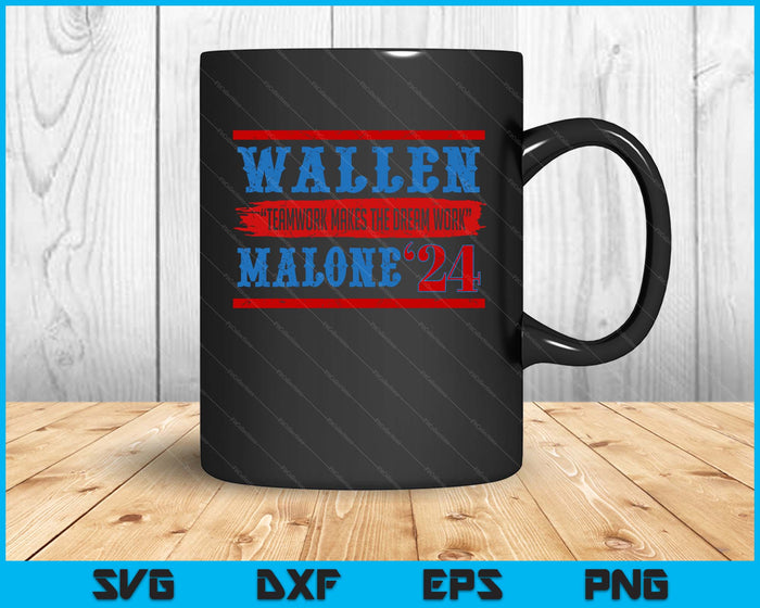 Retro Malone Country Western Cowboy On Back Meme SVG PNG Digital Cutting File