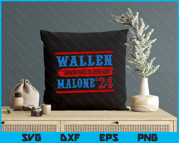 Retro Malone Country Western Cowboy On Back Meme SVG PNG Digital Cutting File