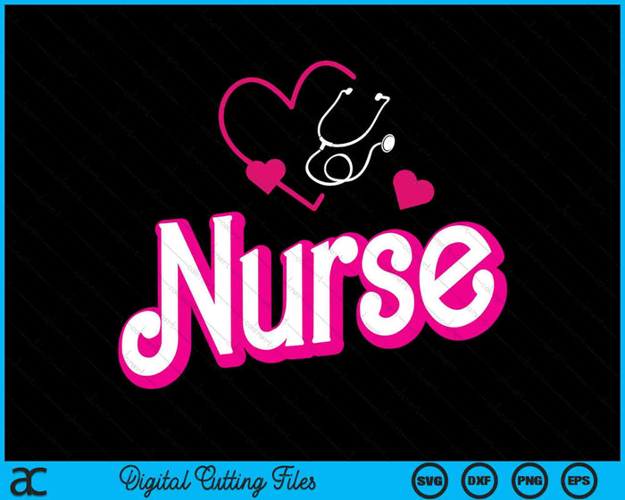 Retro Nurse Gifts SVG PNG Digital Cutting Files