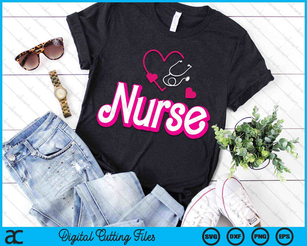 Retro Nurse Gifts SVG PNG Digital Cutting Files