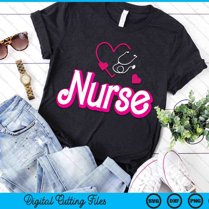 Retro Nurse Gifts SVG PNG Digital Cutting Files