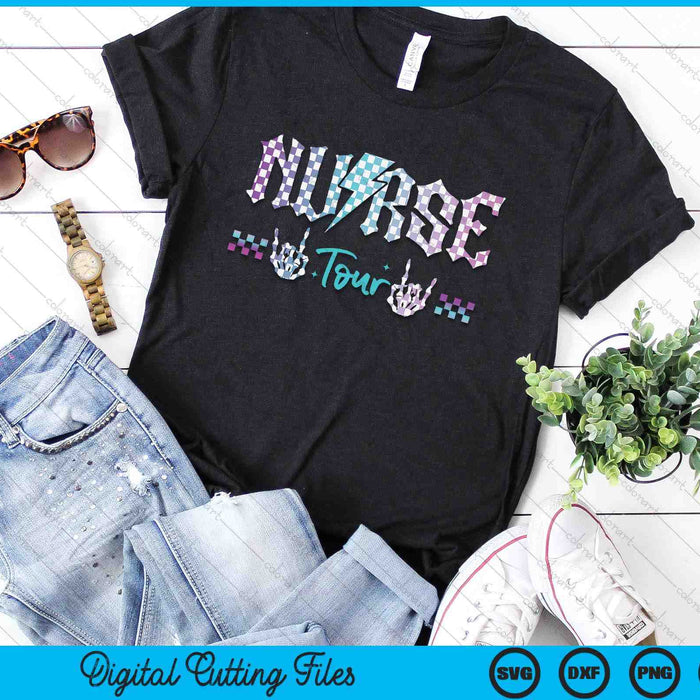 Retro Nurse Tour Some Days I Rock It Way Nurse Day SVG PNG Digital Printable Files