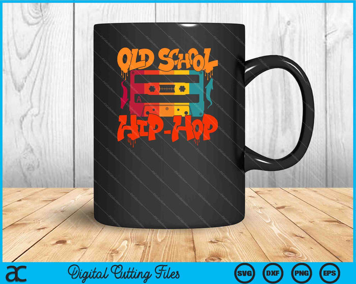 Retro Old School Hip Hop 80s 90s Graffiti Cassette SVG PNG Digital Cutting Files