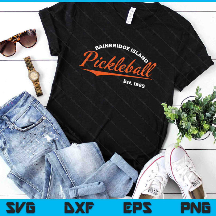 Retro Pickleball Est 1965 Design, Pickleball SVG PNG Digital Printable Files