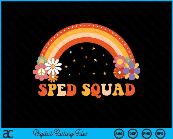 Retro sped squad special Ed teacher SVG cut file