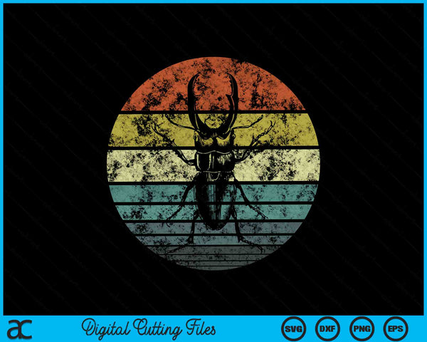 Retro sunset insects entomology bug lover entomologist SVG cut file