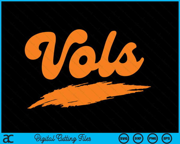 Retro Tennessee TN Orange Vintage Design Classic Tennessee SVG PNG Digital Cutting File