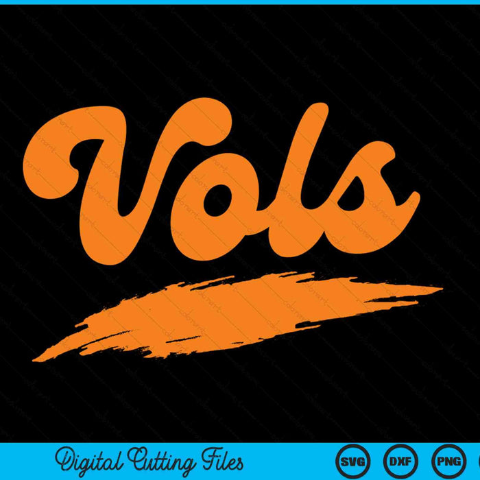 Retro Tennessee TN Orange Vintage Design Classic Tennessee SVG PNG Digital Cutting File