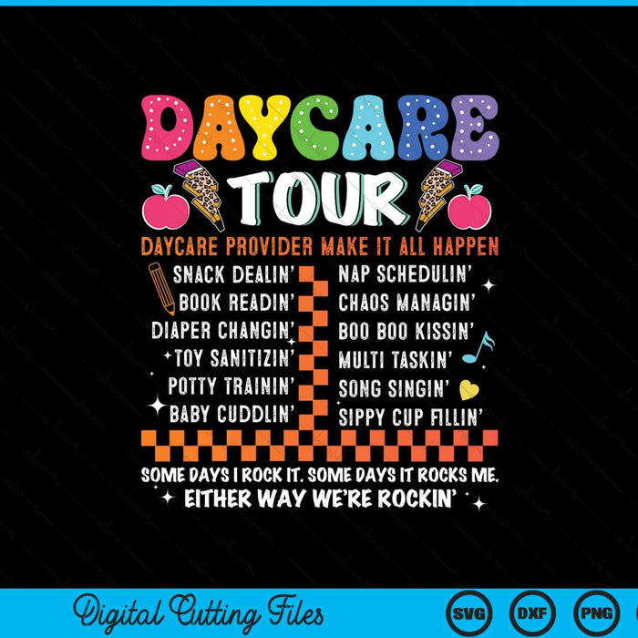 Retro the daycare tour first day back to school SVG cut file