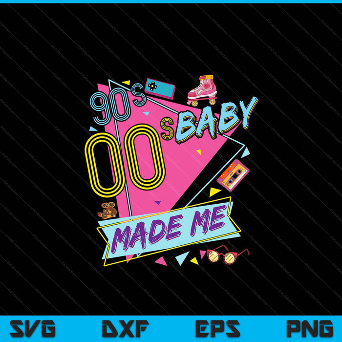 Retro vintage 90's baby 00's made me nostalgia classic SVG cut file