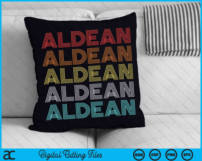 Retro Vintage Aldean SVG PNG Digital Cutting Files