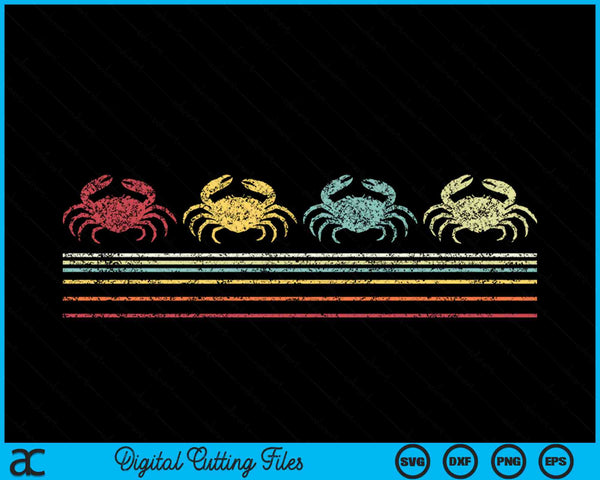 Retro Vintage Crab SVG PNG Digital Printable Files
