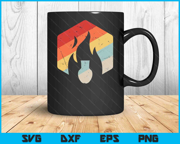 Retro Vintage Kiln Clay Sculpture Pottery & Ceramics SVG PNG Digital Cutting Files