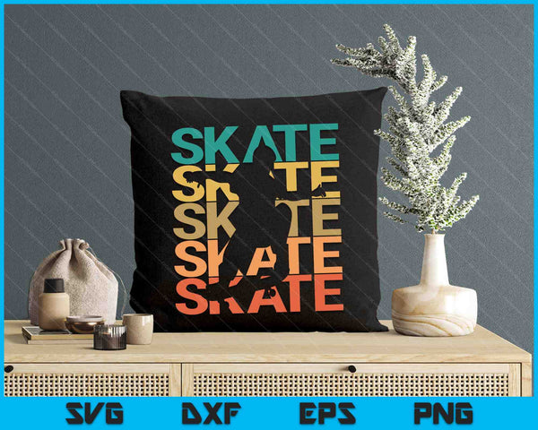 Retro Vintage Skating Gift For Skaters SVG PNG Digital Printable Files