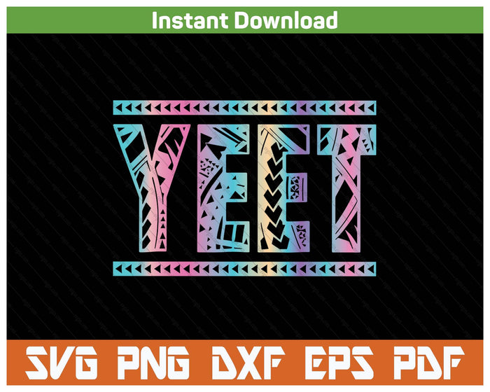 Vintage Retro Yeet Meme SVG PNG Cutting Files