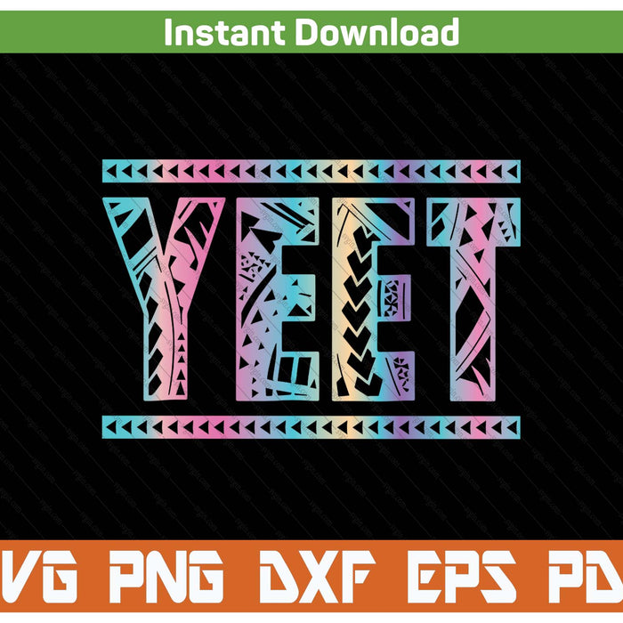 Vintage retro yeet meme SVG cut file