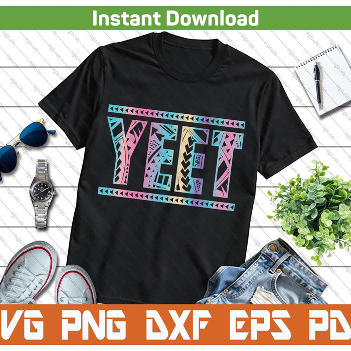 Vintage Retro Yeet Meme SVG PNG Cutting Files