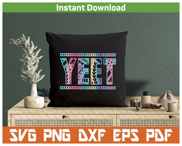 Vintage Retro Yeet Meme SVG PNG Cutting Files