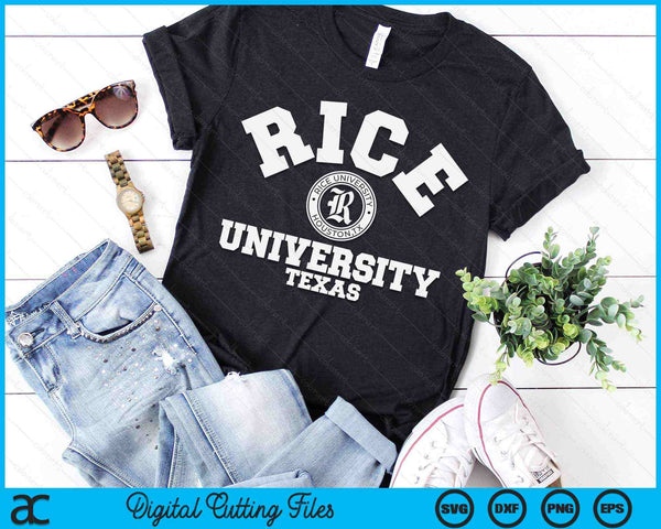 Rice University Owls Circle Logo SVG PNG Digital Printable Files