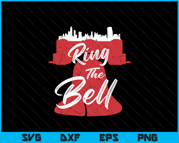Ring The Bell Vintage Philly Philadelphia Baseball SVG PNG Digital Printable Files