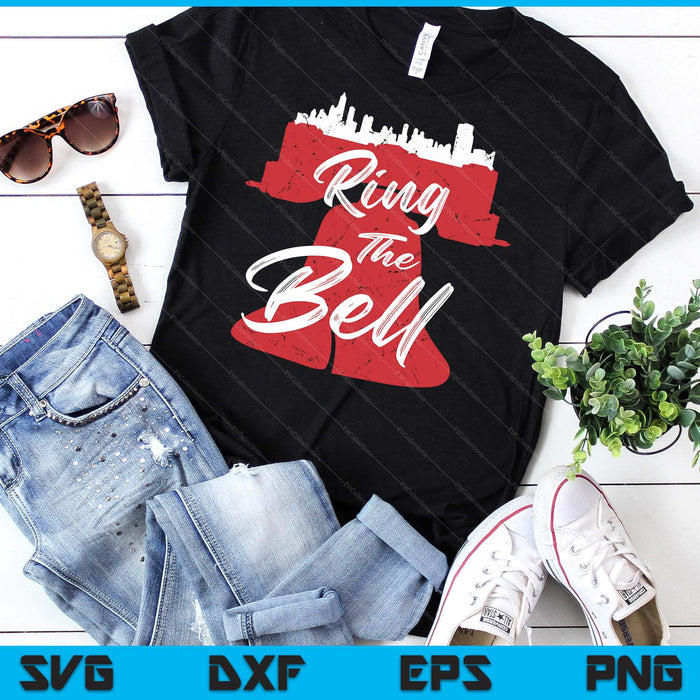 Ring The Bell Vintage Philly Philadelphia Baseball SVG PNG Digital Printable Files