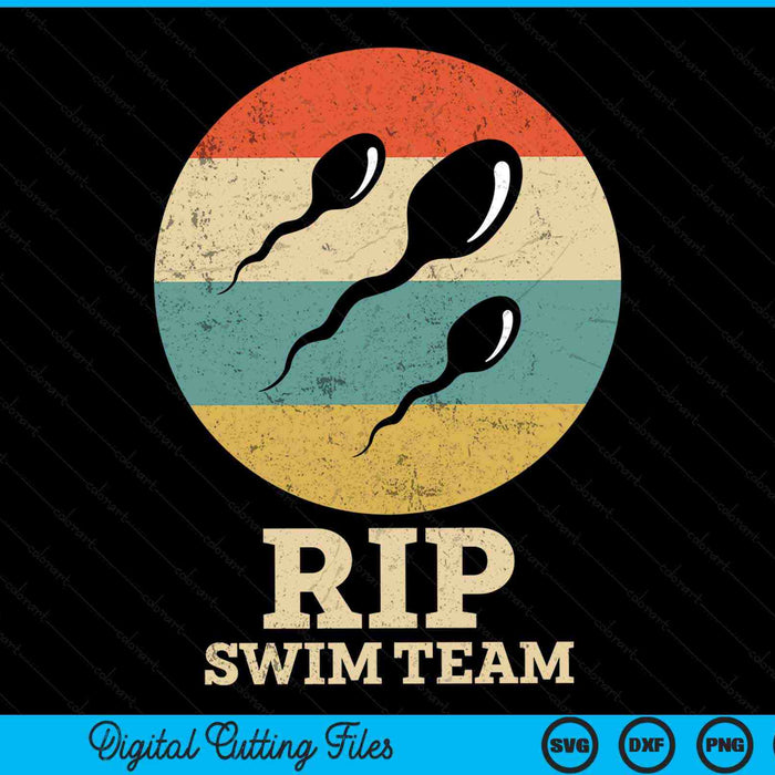 Rip swim team vasectomy recovery SVG cut file