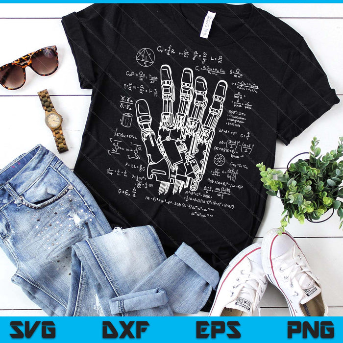 Robot Engineer Formula Collection Robotics Math SVG PNG Digital Printable Files