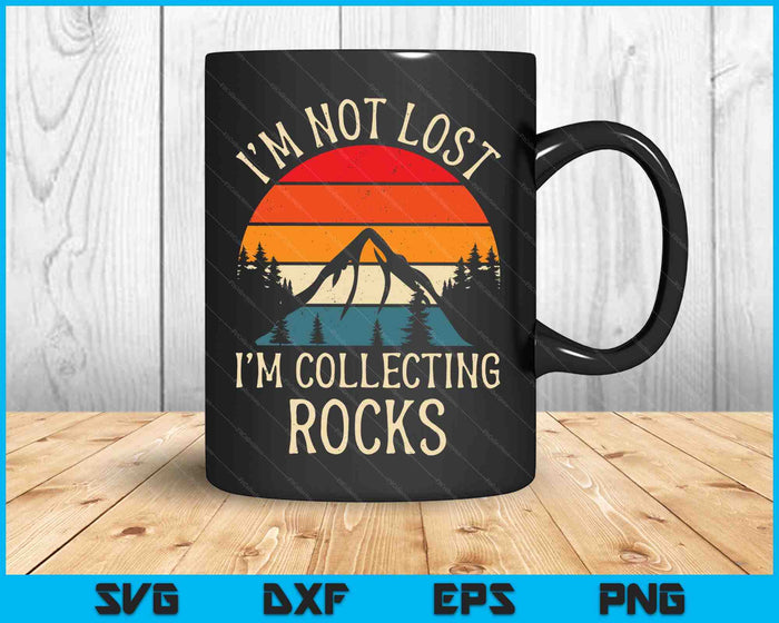 Rock verzamelen geoloog geschenken Rock Collector SVG PNG digitale afdrukbare bestanden