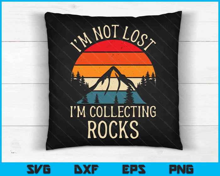 Rock verzamelen geoloog geschenken Rock Collector SVG PNG digitale afdrukbare bestanden