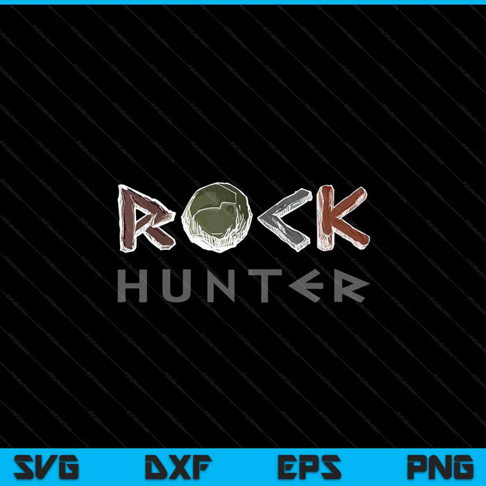 Rock Hunter grappige Rockhounding petrologie geologie geode minnaar SVG PNG digitale snijbestanden