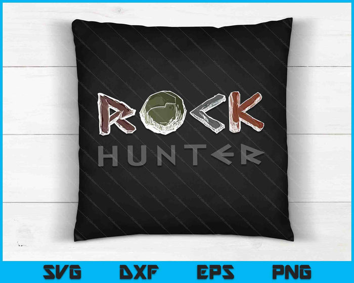 Rock Hunter grappige Rockhounding petrologie geologie geode minnaar SVG PNG digitale snijbestanden