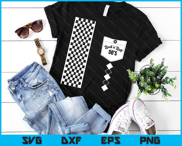 Rockabilly Bowling 50s Sock Hop Costumes Greaser Retro 1950s SVG PNG Digital Printable Files