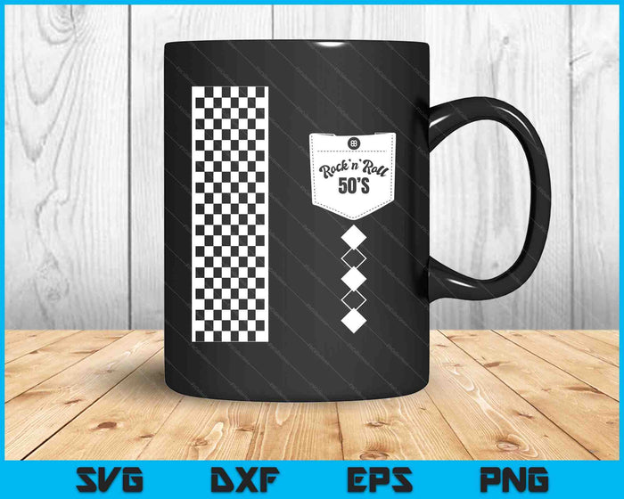 Rockabilly Bowling 50s Sock Hop Costumes Greaser Retro 1950s SVG PNG Digital Printable Files