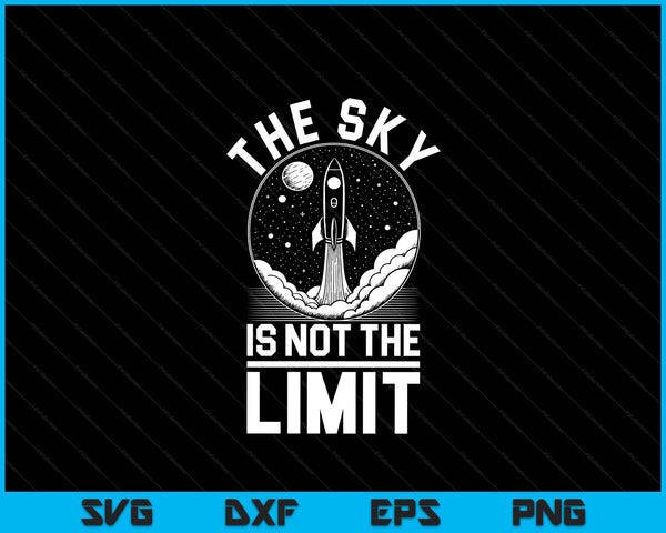 Rocket launch for rocket building and aerospace SVG cut file