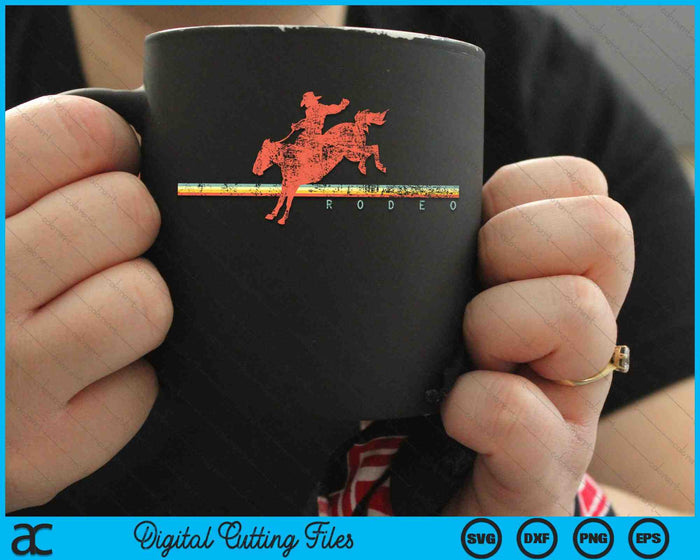Rodeo Western Country Horse Vintage SVG PNG Digital Cutting Files