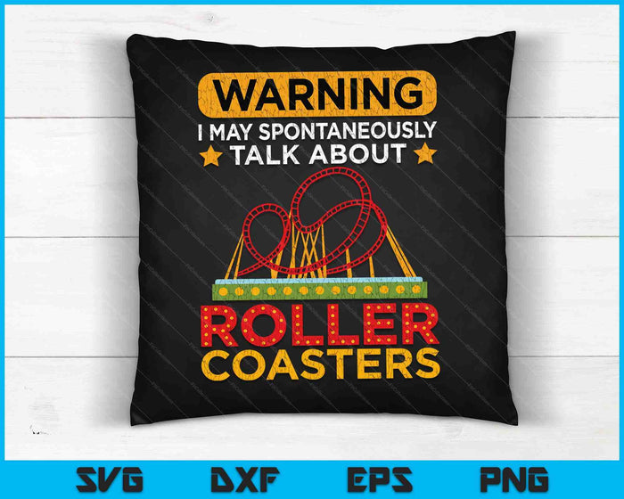 Roller Coaster Designs  Roller Coaster Loving Peoples SVG PNG Digital Cutting Files