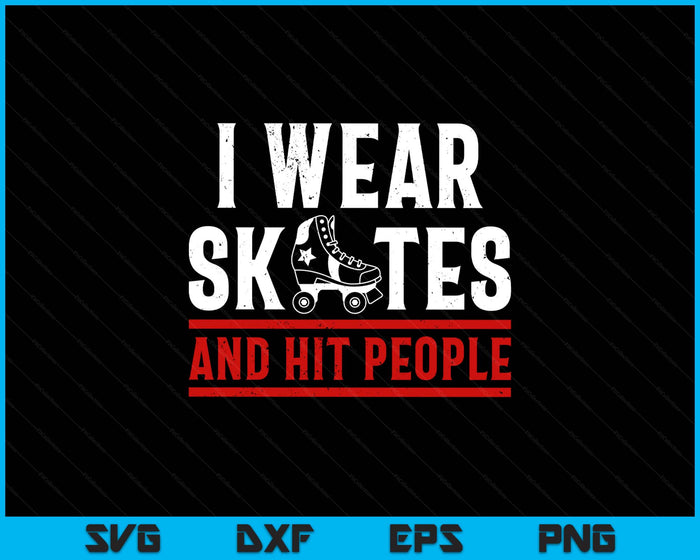 Roller Derby Player Skates People Skating Team SVG PNG Digital Printable Files