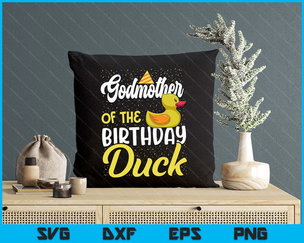 Rubber Duck Birthday Party Supplies Godmother Birthday SVG PNG Digital Cutting Files