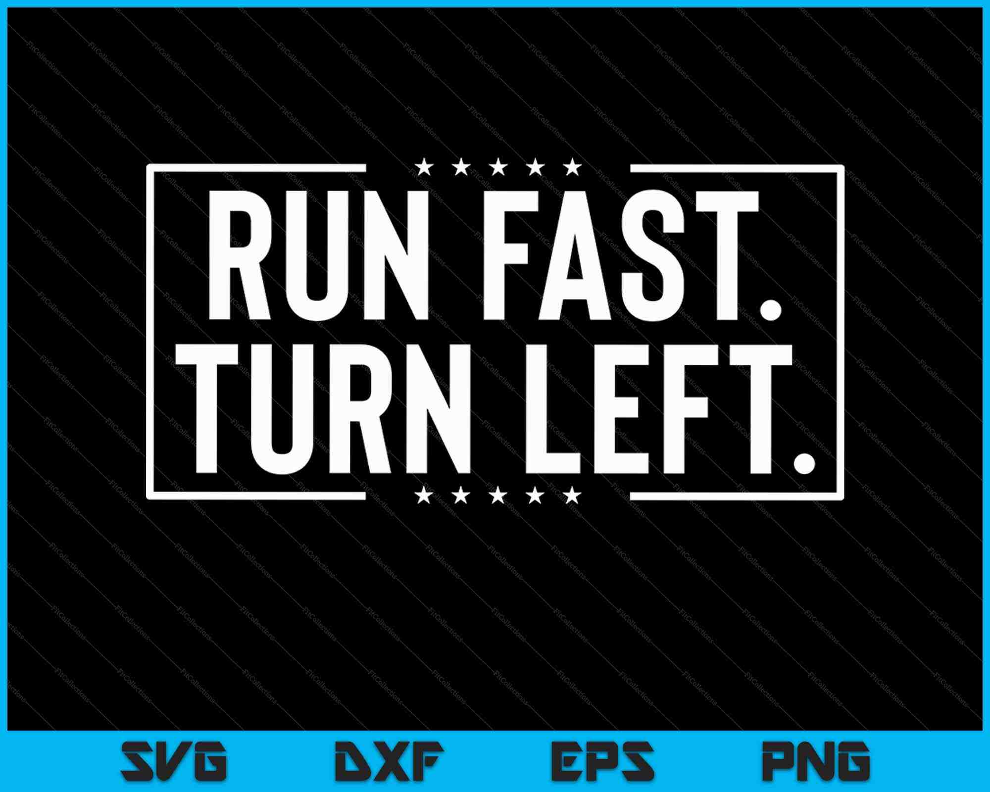 Run Fast Turn Left Track and Field Running Runners SVG PNG Files ...