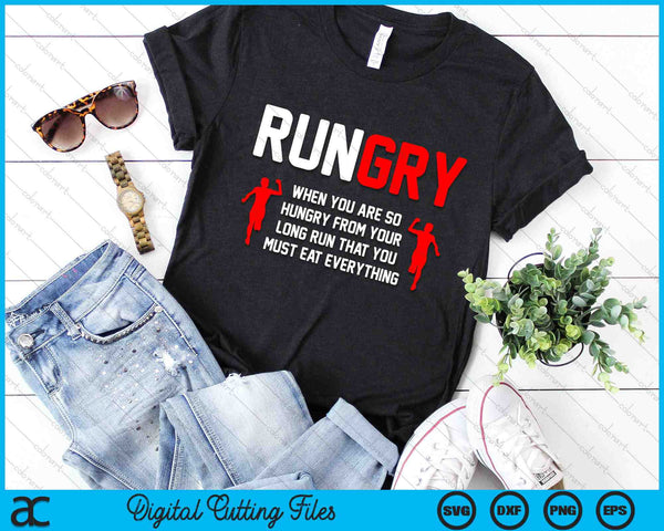 Rungry Cross Country Running SVG PNG digitale snijbestanden