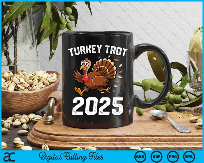 Running Turkey Trot Thanksgiving 2025 For Boys Girls Kids SVG PNG Digital Cutting File