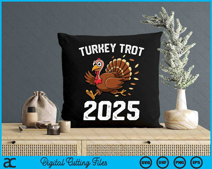 Running Turkey Trot Thanksgiving 2025 For Boys Girls Kids SVG PNG Digital Cutting File