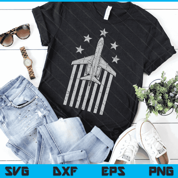 S-3 Viking Stars & Bars Vintage ASW Jet Airplane SVG PNG Digital Cutting Files