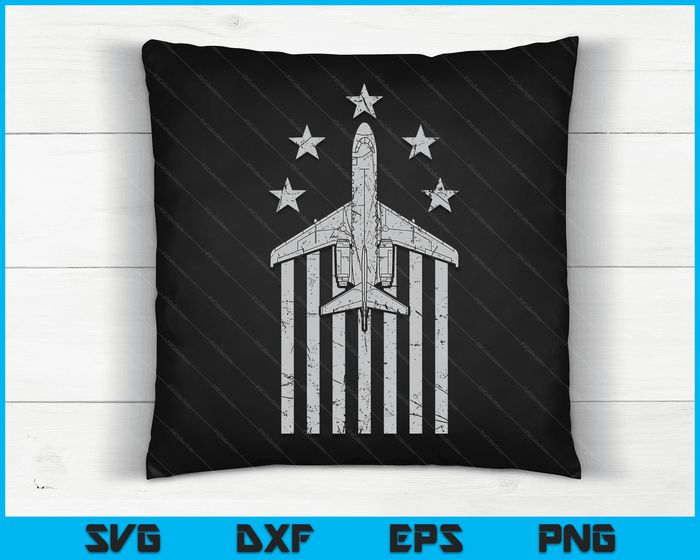S-3 Viking Stars & Bars Vintage ASW Jet Airplane SVG PNG Digital Cutting Files