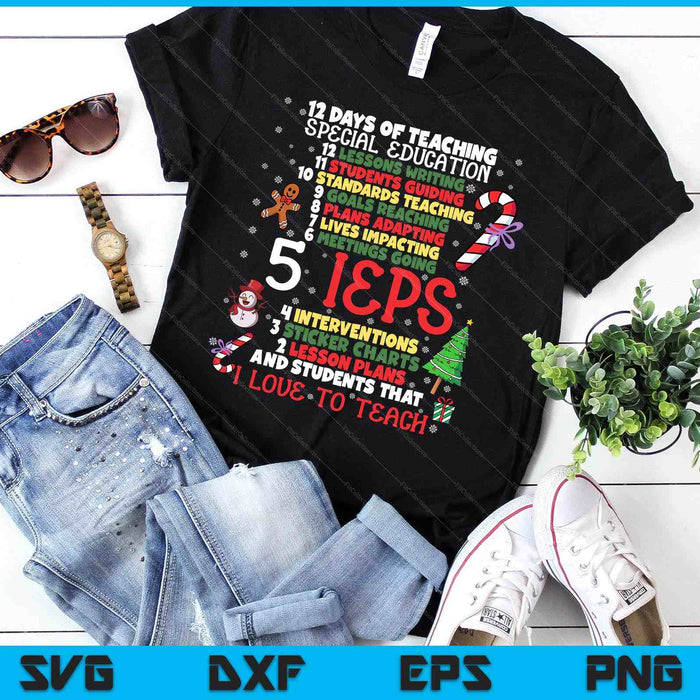 SPED School Tee Funny Special Education Teacher Gift SVG PNG Digital Cutting Files