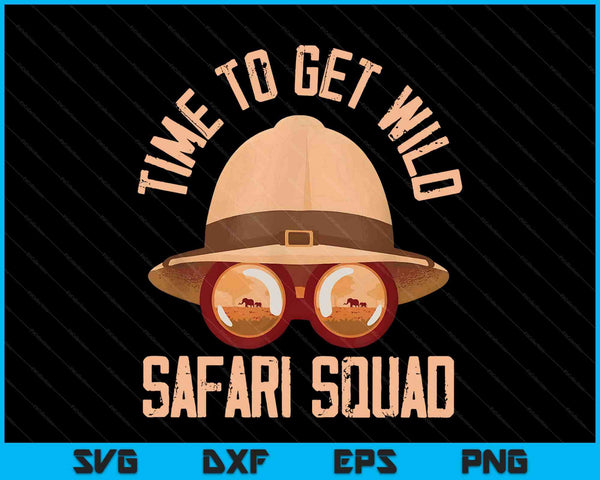 Safari guide costume tour tourist SVG cut file