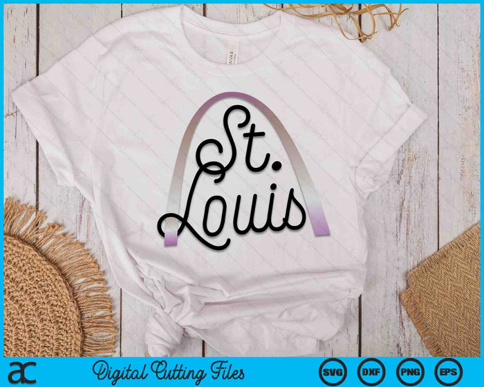 Saint Louis Missouri Souvenir Gateway Arch Traveler Gift SVG PNG Digital Printable Files