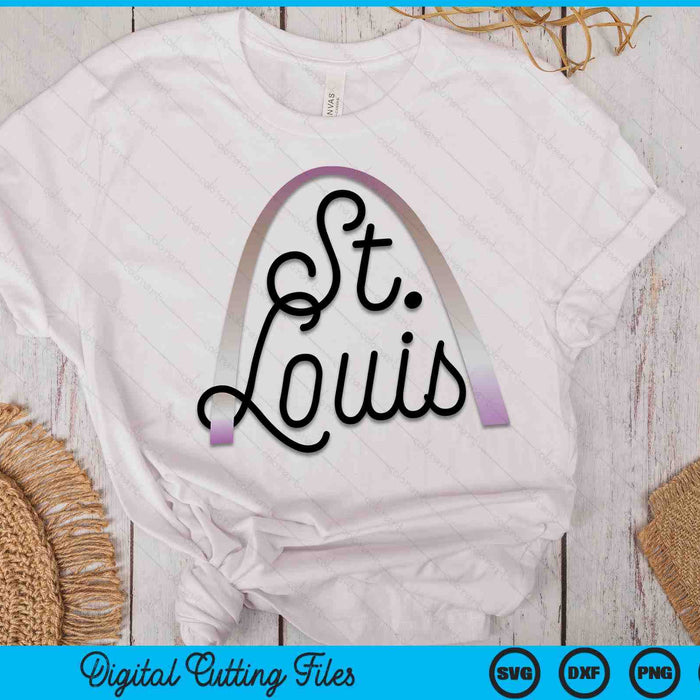 Saint Louis Missouri Souvenir Gateway Arch Traveler Gift SVG PNG Digital Printable Files