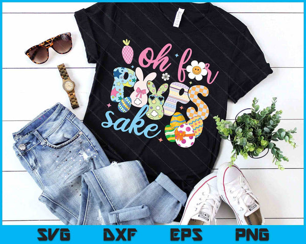 Sake Funny Easter Bunny Print Glasses Happy Easter SVG PNG Digital Printable Files